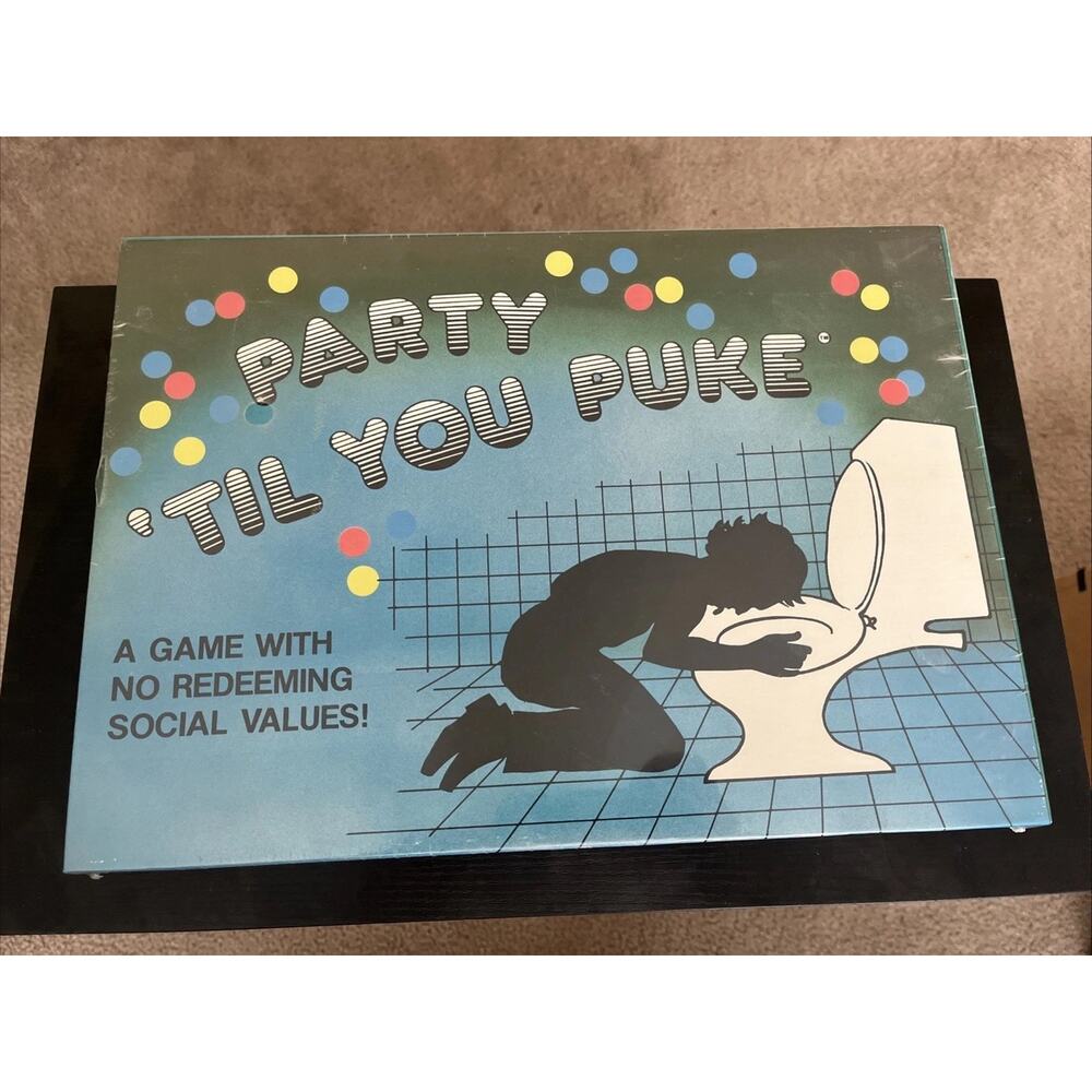New Party Till You Puke Board Game